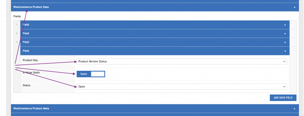 WP Data Sync Set product review status