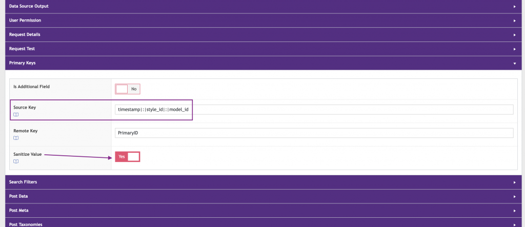 WP Data Sync Create Unique primary ID
