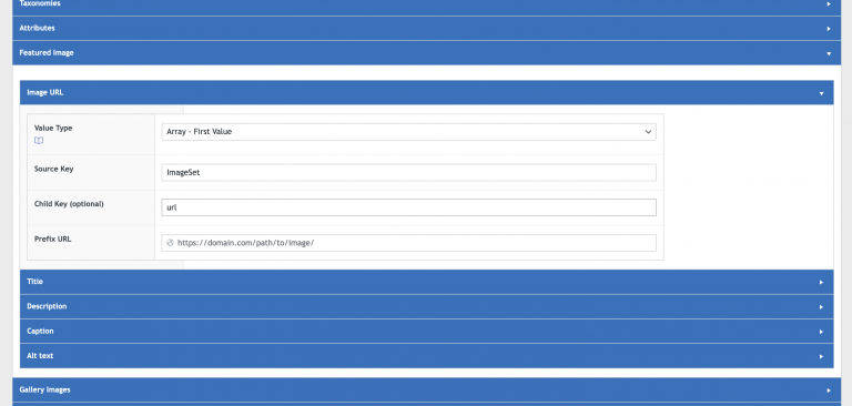 Child Key - WP Data Sync